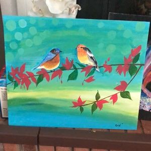 Beautiful acrylic painting